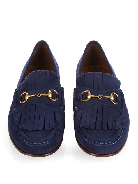 gucci blue sliver horsebit loafer|vintage gucci horsebit loafers.